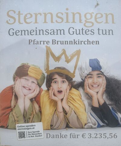 Sternsingerergebnis 2026 / Pfarre BK 2026 Pfarre Brunnkirchen