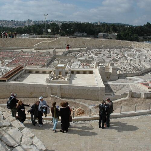 Modell Jerusalem zur Zeit Jesu